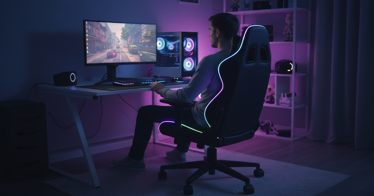 Ergonomia din spatele unui scaun de gaming bun